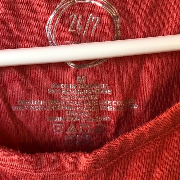 Fluffed Sleeve Cold Shoulder Top - Picture 3 of 3